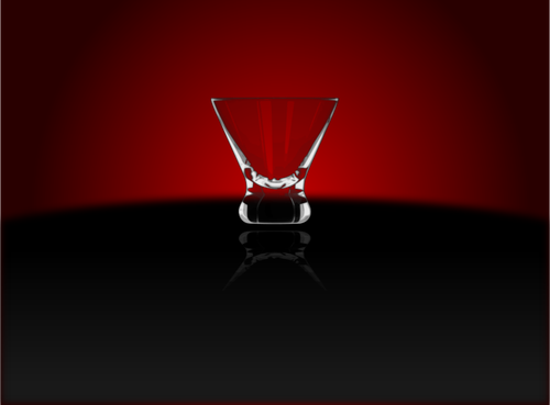 Векторное изображение коктейль стекла