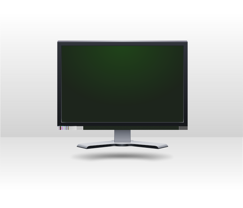 בתמונה וקטורית מסך שטוח LCD