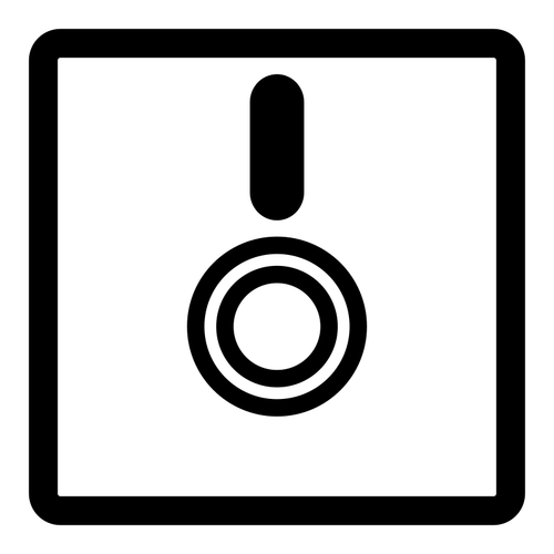 Diskette vector pictogram