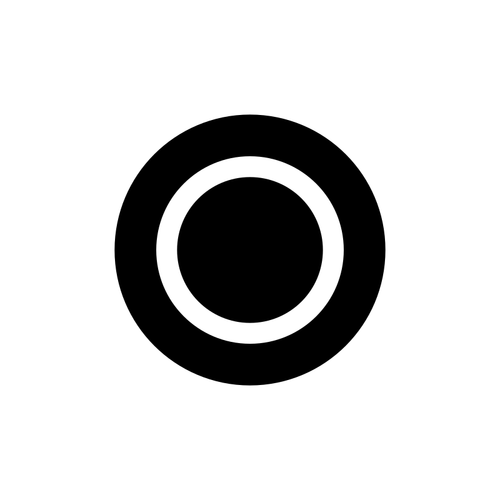 Radio symbool silhouet