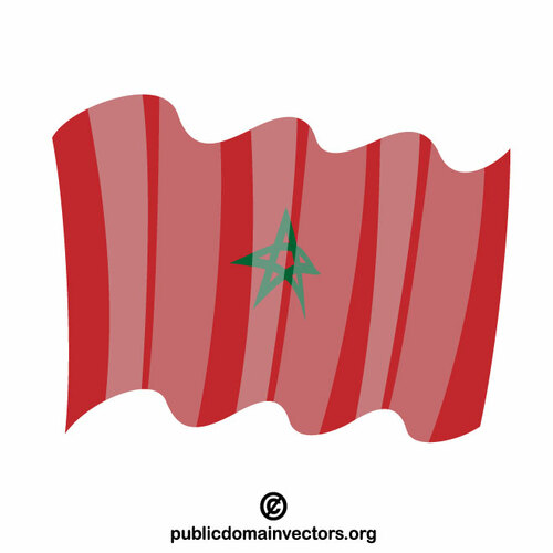 Nationalflagge Marokkos