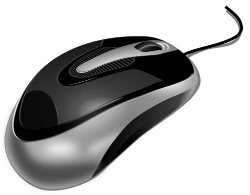 Photorealistic vector imagine de mouse de calculator