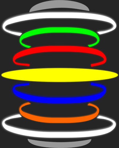 Grafika wektorowa koła kolorów