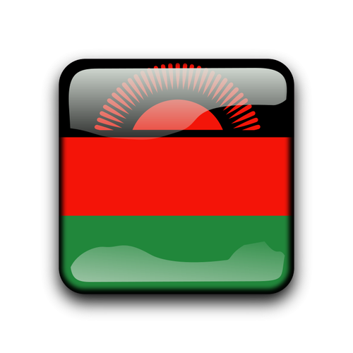 Vector bandeira de Malawi