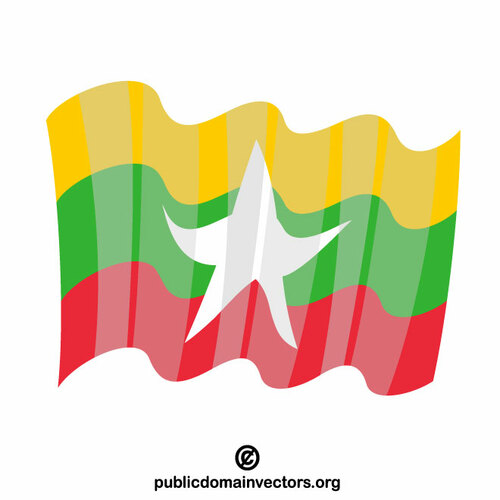 Flaga Narodowa Mjanmy
