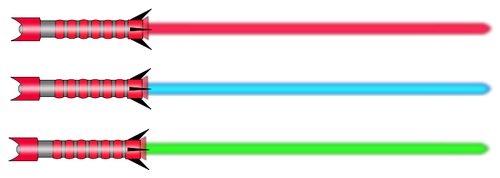 Světelný meč jediného vektorový obrázek