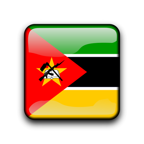 Wektor flaga Mozambiku