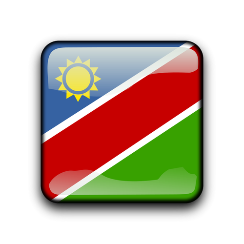 ナミビアの旗ベクトル
