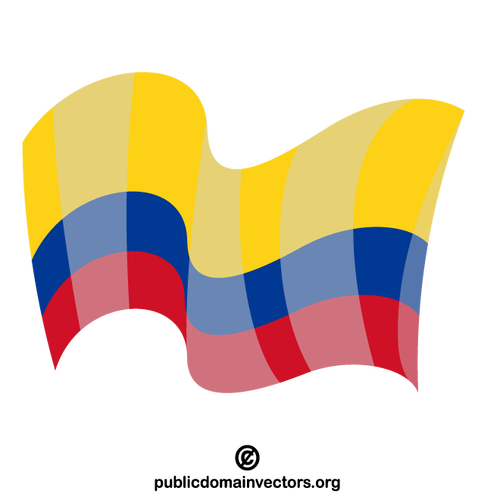 العلم الوطني كولومبيا