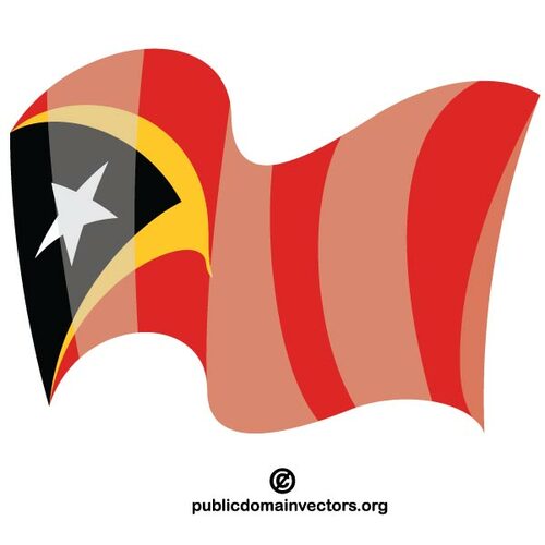 Øst-Timors nasjonalflagg