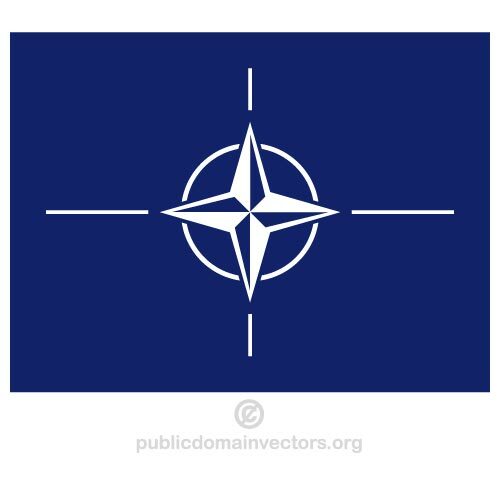 Flaga wektor NATO
