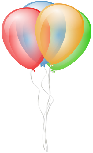 गुब्बारे वेक्टर छवि