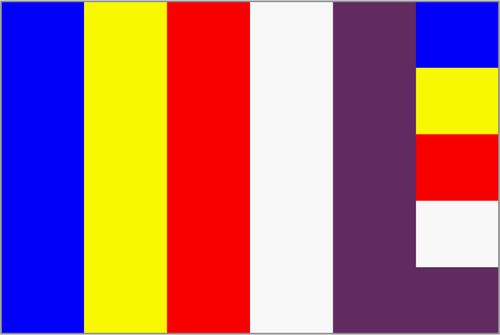 Oprawione flaga buddyjska nepalska