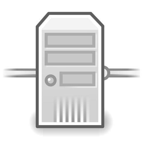 Icono del tango red servidor vector