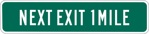 Next Exit 1 mile
