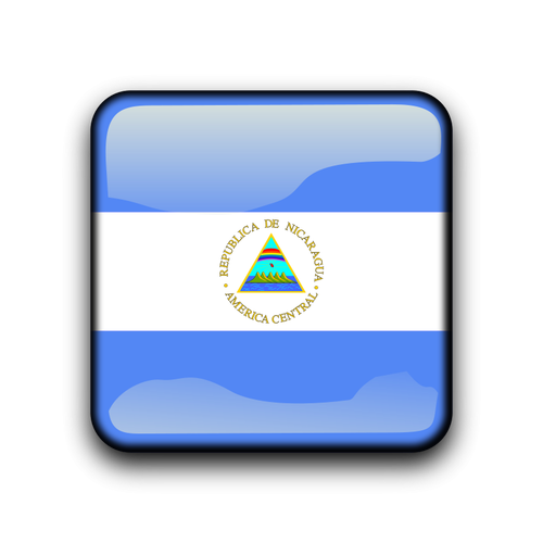 ニカラグアの国旗をベクトルします。