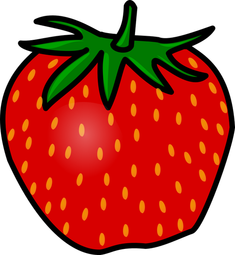 Stor jordgubbe