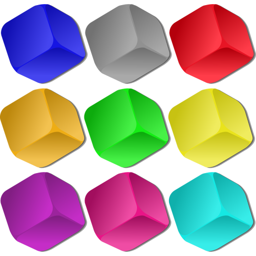 Vektorové kreslení barevné hry hraní kuliček