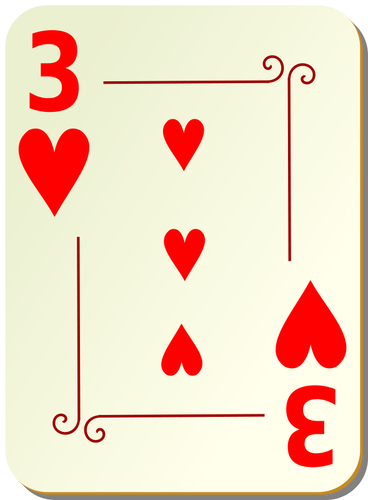 Tři srdce vektorové ilustrace