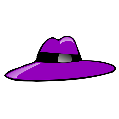 Шляпа сутенера векторные иллюстрации