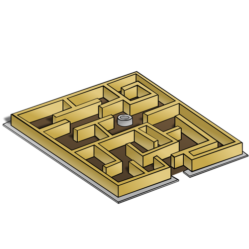 Immagine vettoriale labirinto