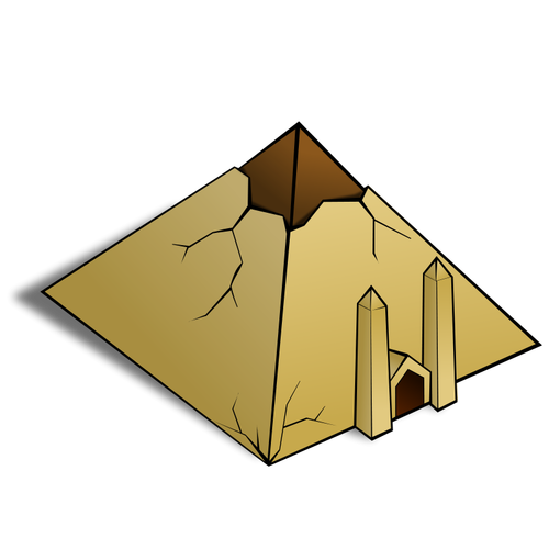 Pyramide-Vektor-Bild