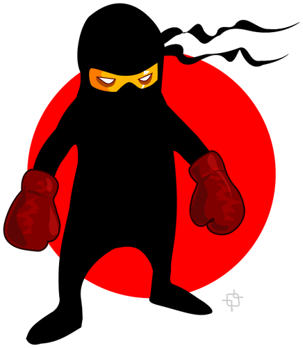 Ninja nyrkkeilijä
