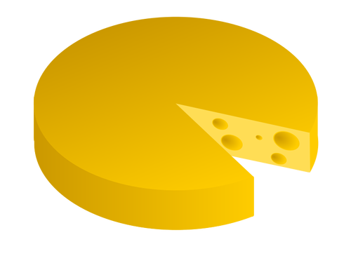 Gráficos vectoriales de queso