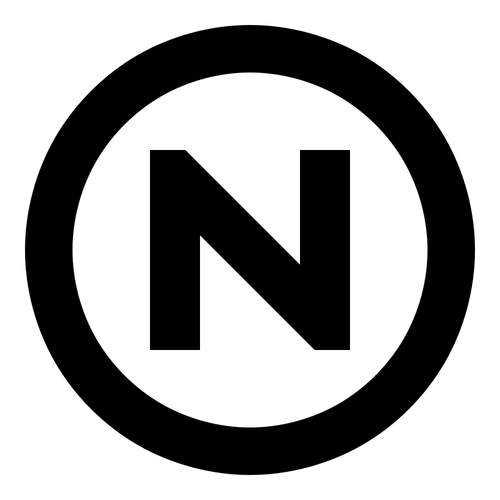 Icke-copyright restriktioner symbol