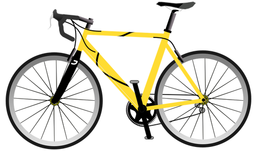 אופניים צהוב