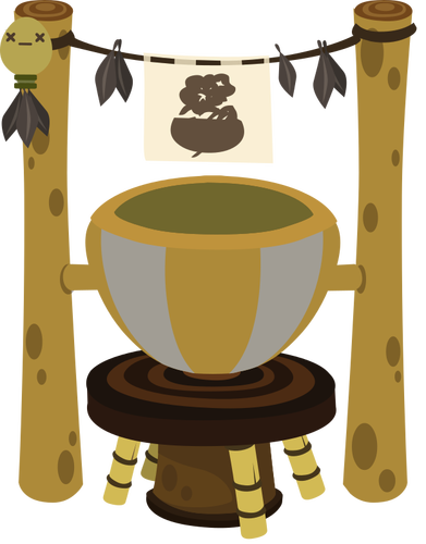 Wooden pot image