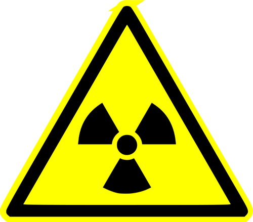 Nucleaire waarschuwing afbeelding