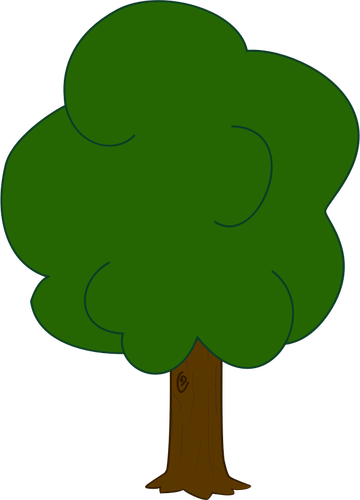 Grafica vectoriala de stejar mai tineri