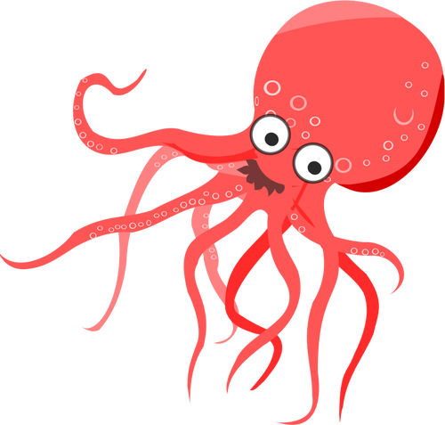 Červený chobotnice