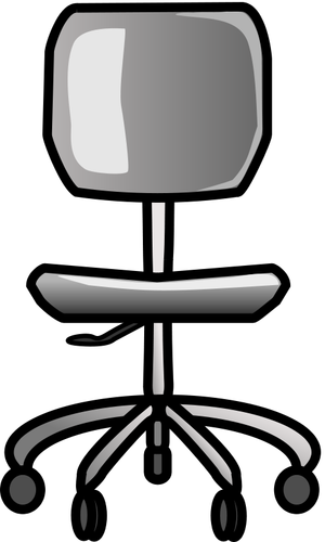 Birou scaun vectorul illusttaion