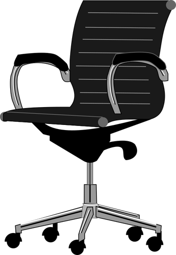 Офис кресло серый масштаба