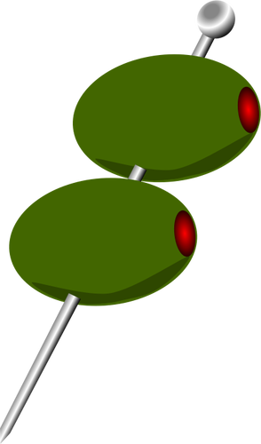 Olivy v plechovce vektorové kreslení