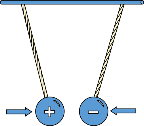 Blue physics diagram