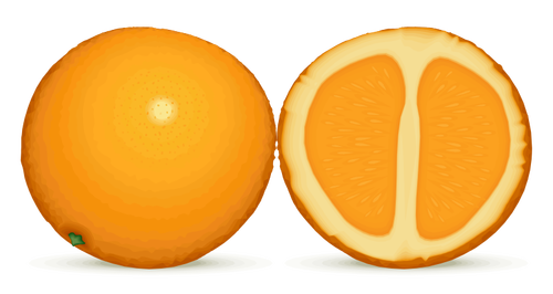 オレンジと半