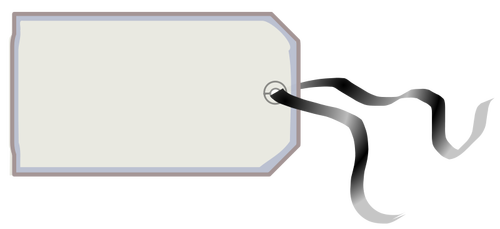 Bir şerit vektör resim etiketi