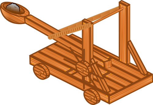 Catapult apparaat vector afbeelding