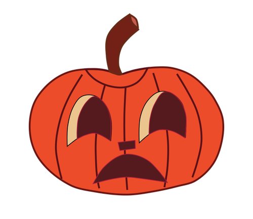 Ilustração em vetor 3 abóbora de Halloween