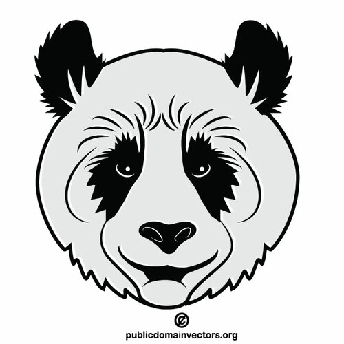 Panda-Bär-Kopf