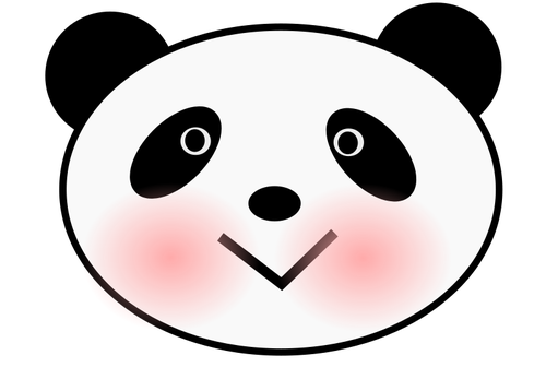 Dibujo de panda vectorial