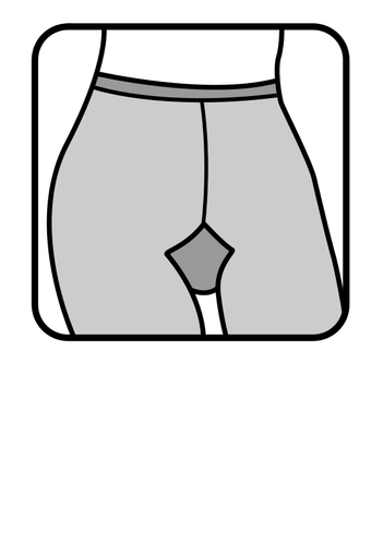 Pantyhose icon vector clip art