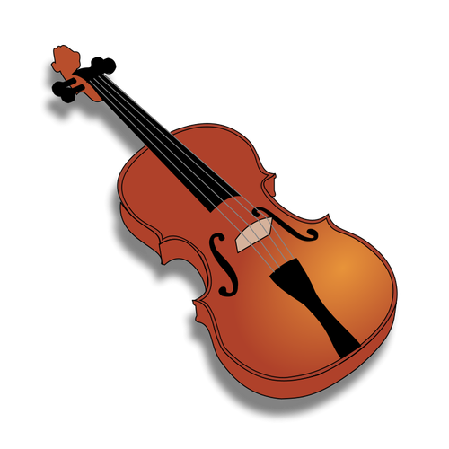 Grafika wektorowa z skrzypce