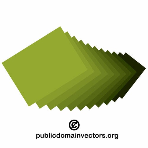 Paper sheets vector