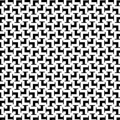 Teste padrão abstrato preto e branco