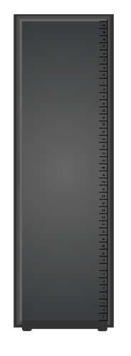 Server cabinet vector miniaturi