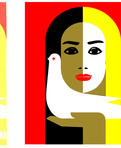 Ilustración vectorial de mujeres por la paz
